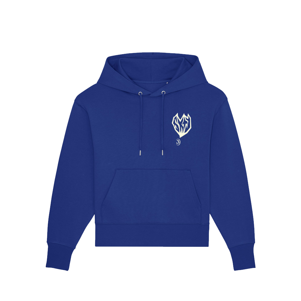 3SIXTY Heart Hoodie - Blue