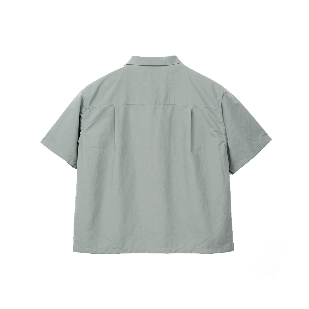 Wild Things Half Sleeve Camp Shirt - Grey