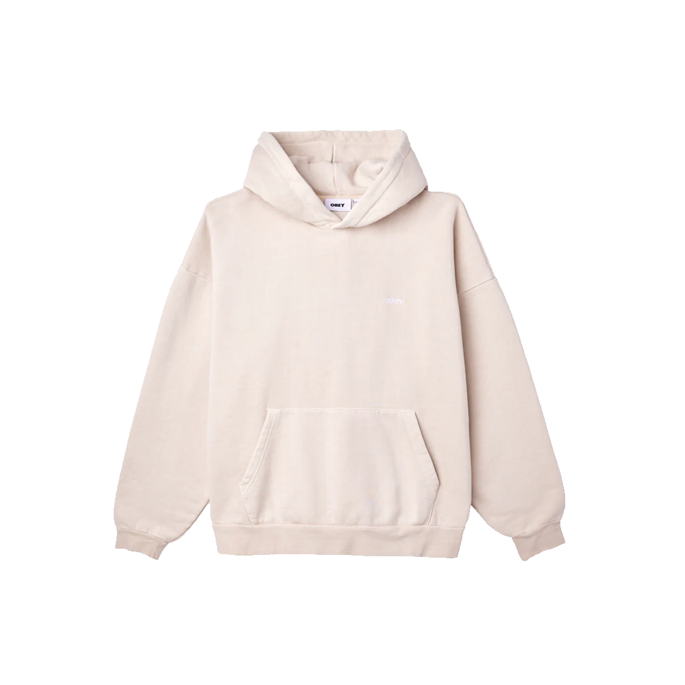 Obey Lowercase Pigment Pullover Hood - Clay