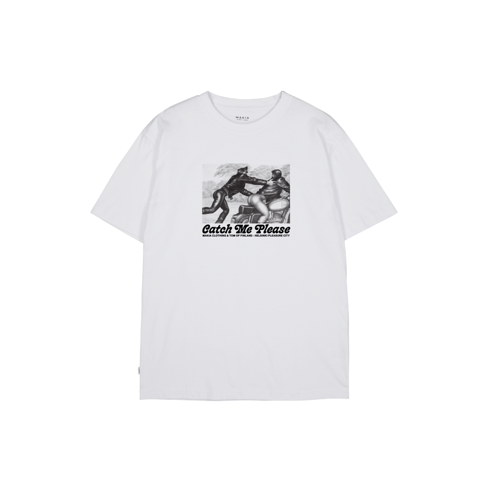 Makia x Tom of Finland Catch T-shirt - White