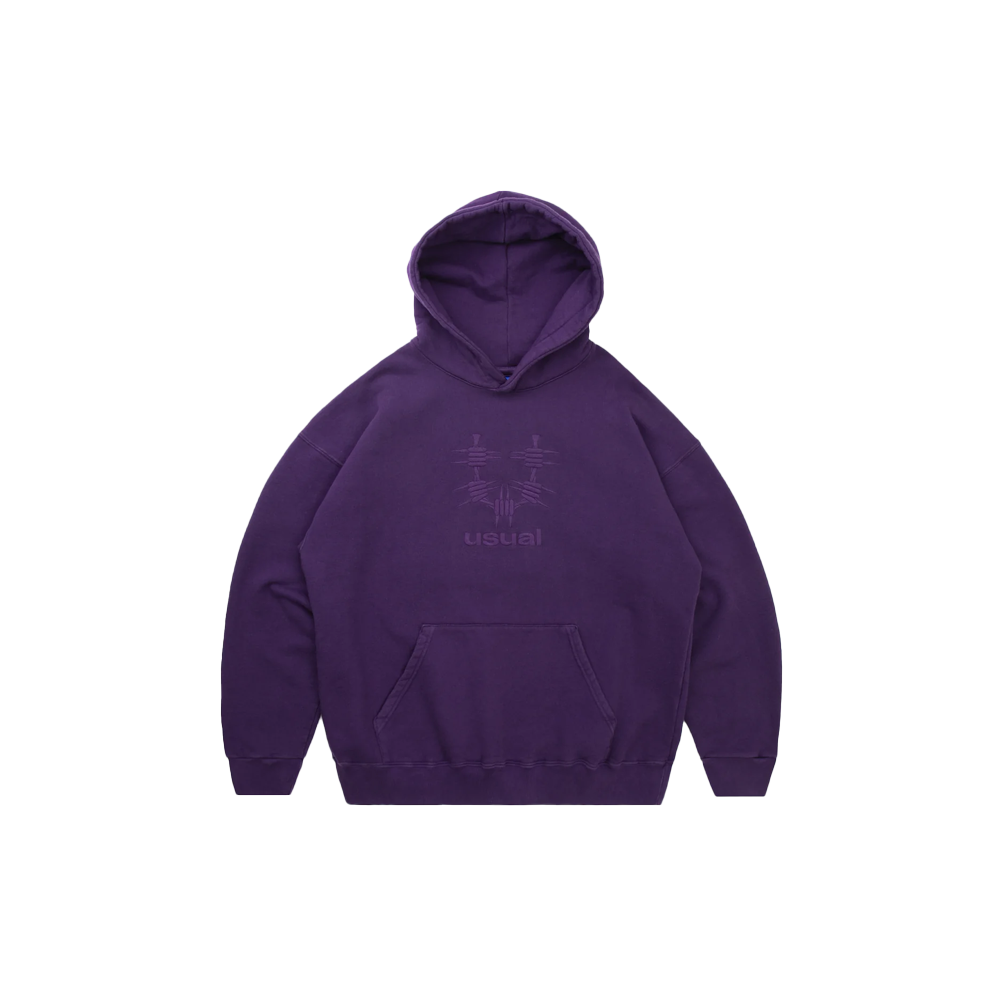 Usual About Hoodie - Purple