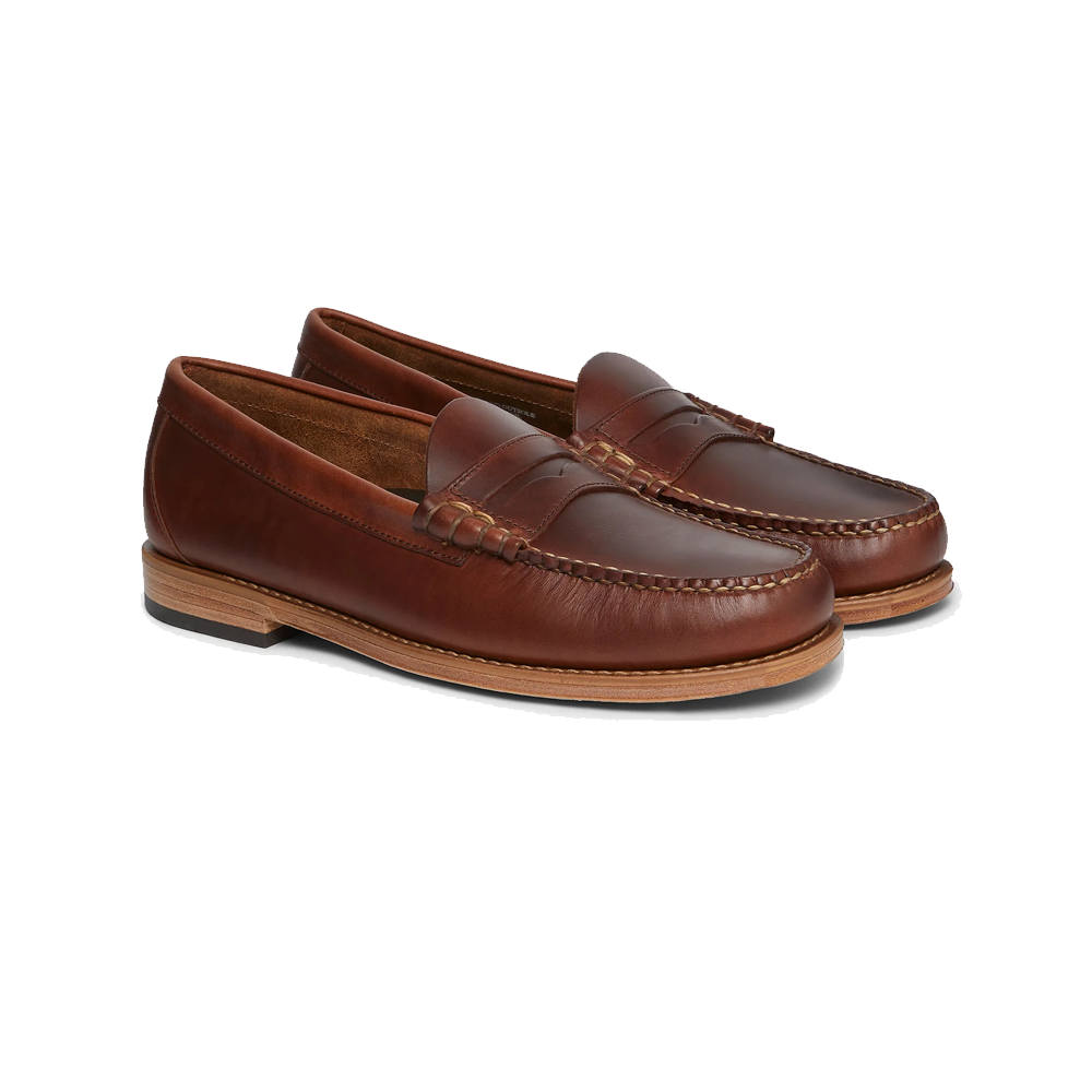 GH Bass Weejuns Larson Penny Loafers - Brown