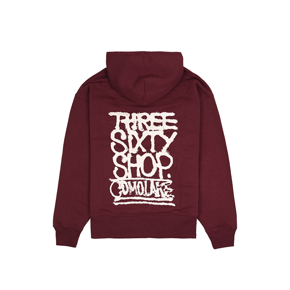 3SIXTY Anniversary Hoodie - Bordeaux