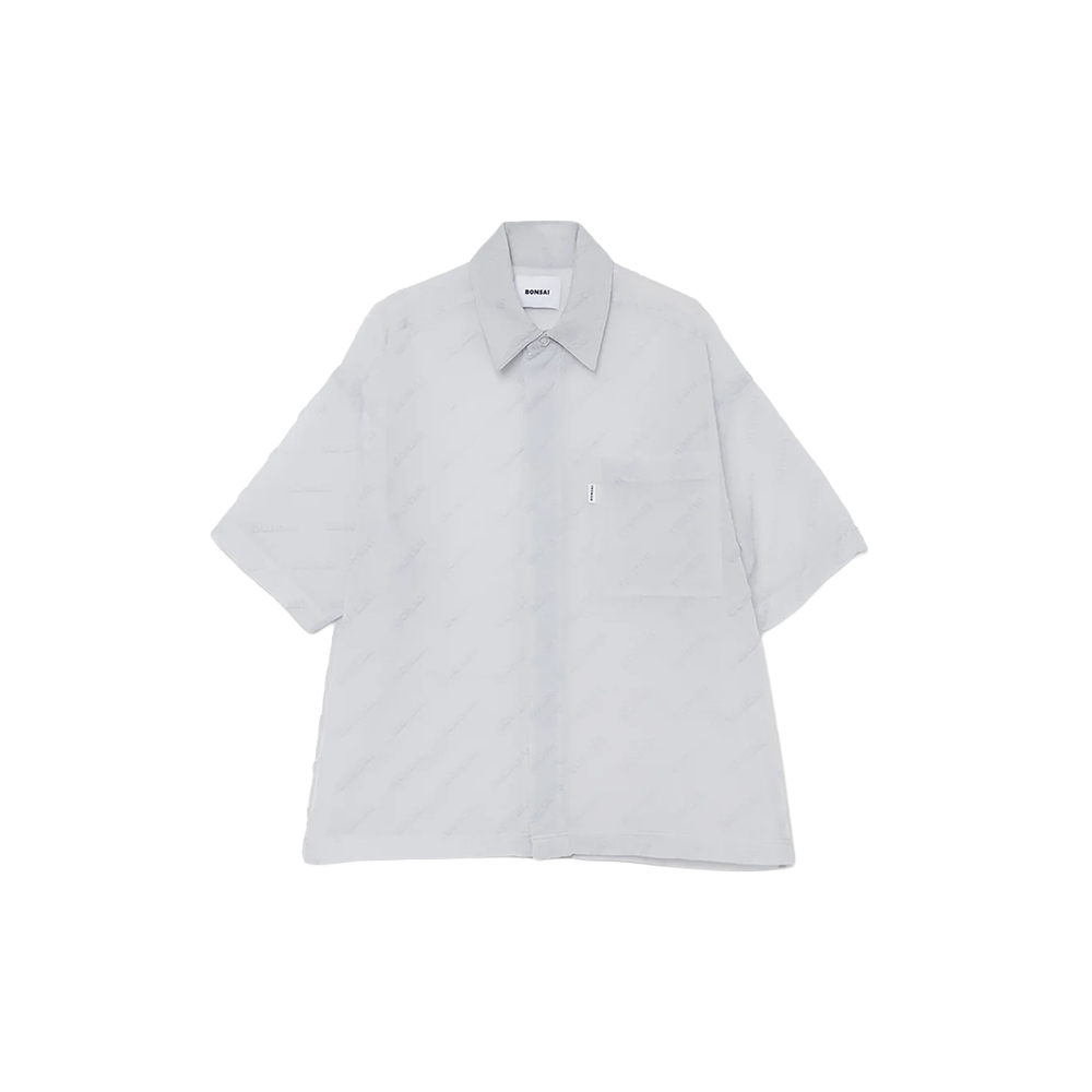 Bonsai Branding Button down Shirt - Light Grey