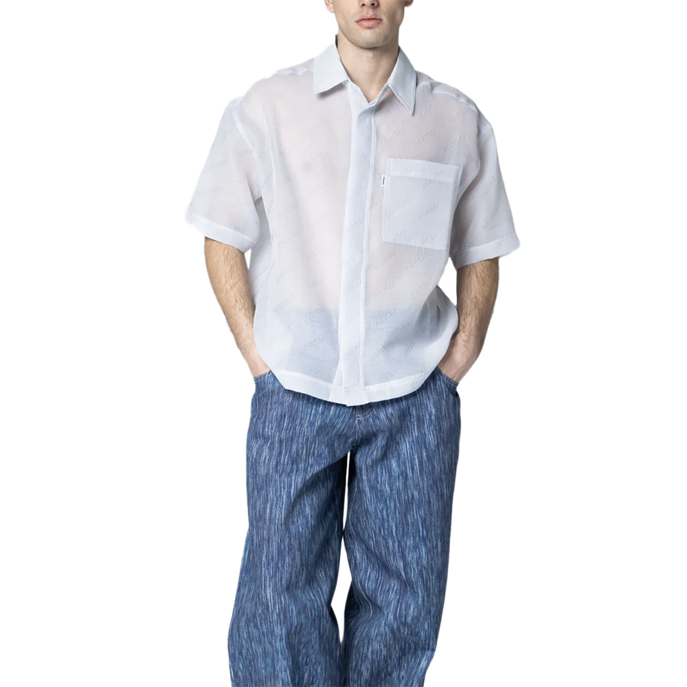 Bonsai Branding Button down Shirt - Light Grey