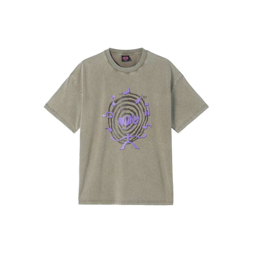 Funky Hypno Tee - Sand Washed out