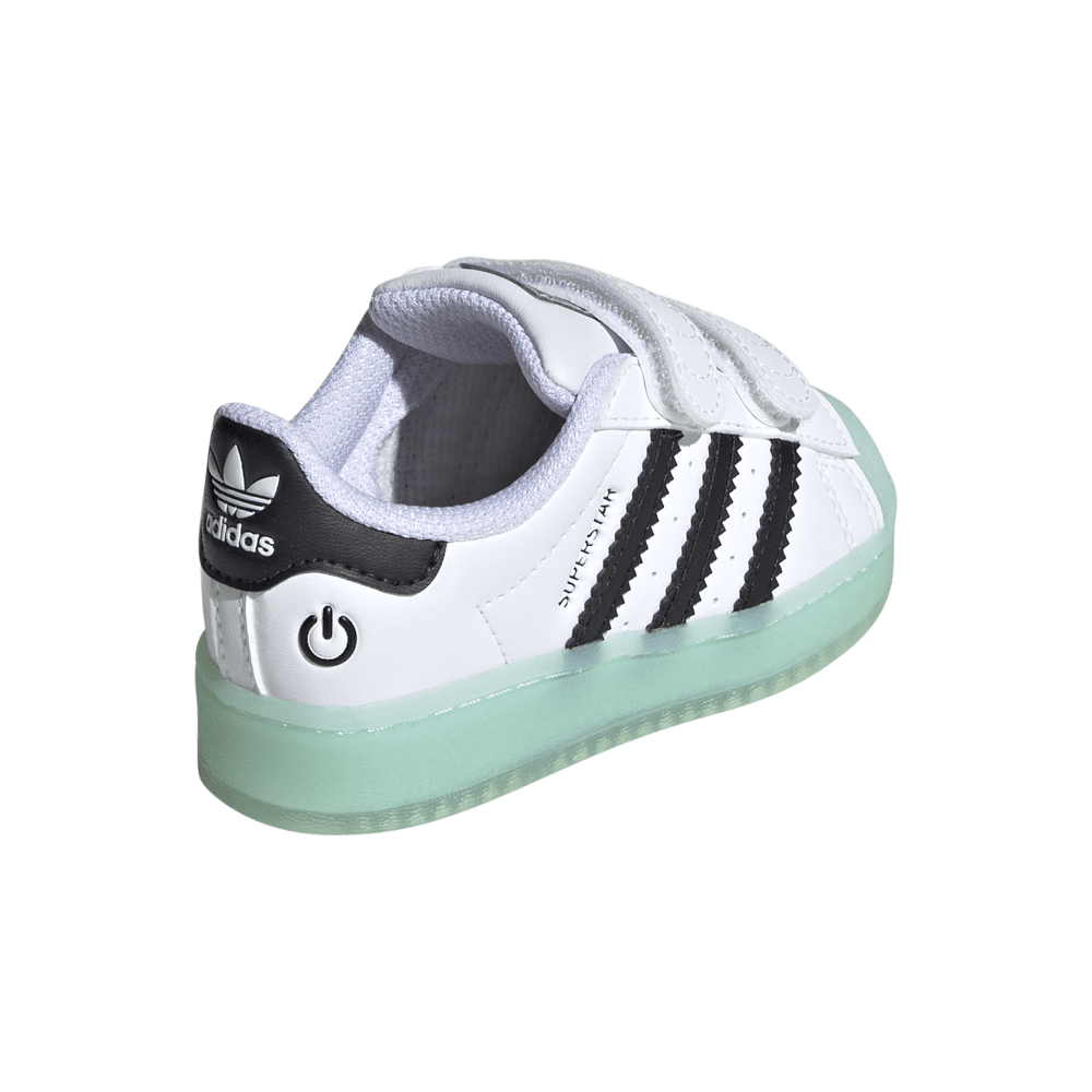 Adidas Kids Superstar LED light White 3SIXTY Shop Como