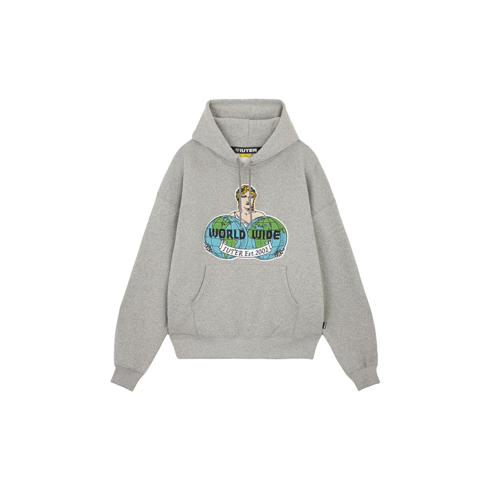 Iuter Worldwide Hoodie - Light Grey