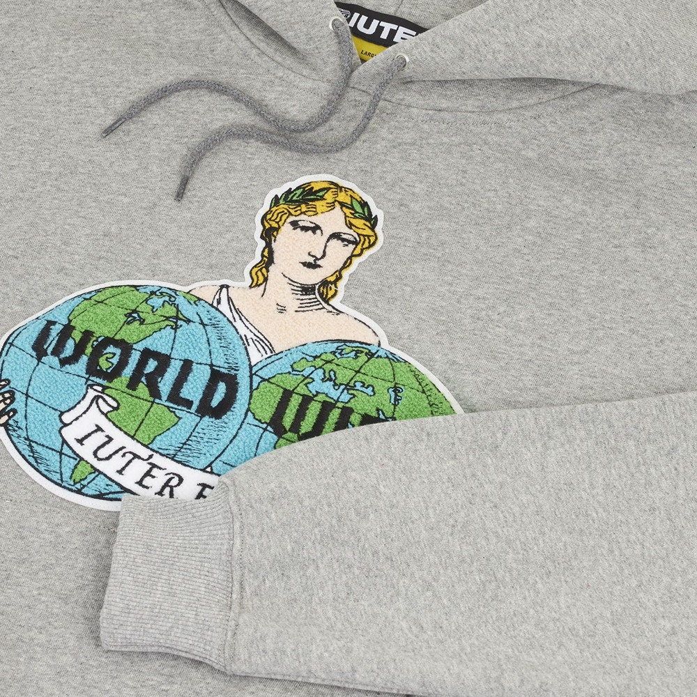 Iuter Worldwide Hoodie - Light Grey