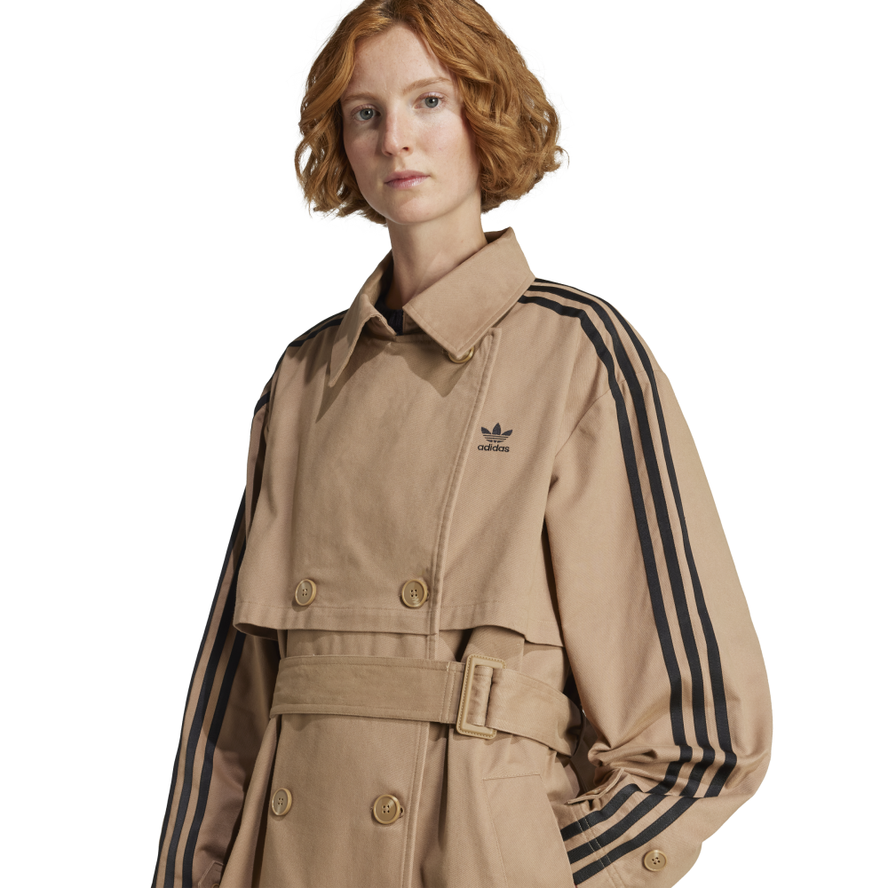 Adidas Trench Coat Twill - Cardboard