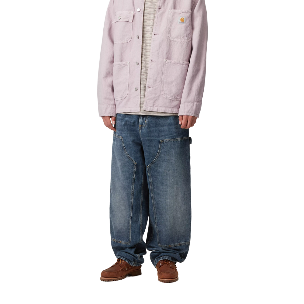 Carhartt WIP OG Double Knee Pant - Blue, Dark used