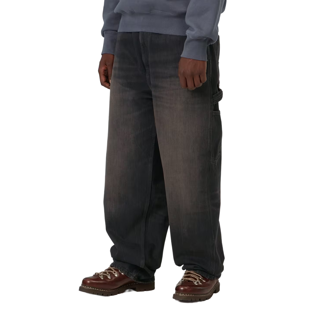 Carhartt WIP OG Single Knee Pant - Black, Tobacco used wash