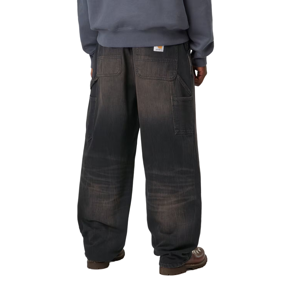 Carhartt WIP OG Single Knee Pant - Black, Tobacco used wash