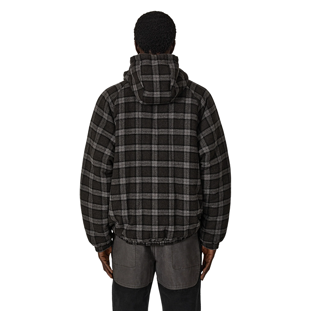 Roa Logger Wool Primaloft Checked Jacket - Anthracite