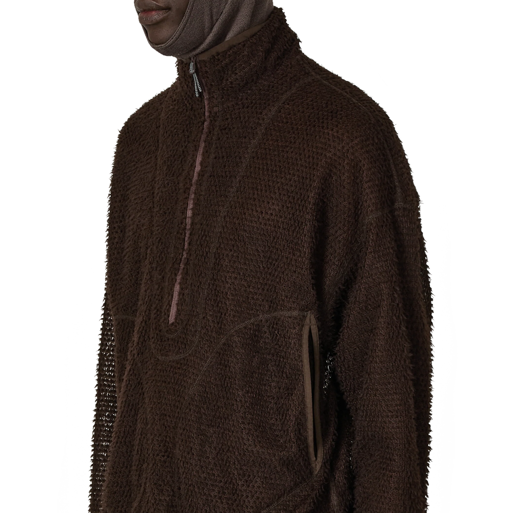 Roa Ocular Polartec Alpha Half Zip - Brown