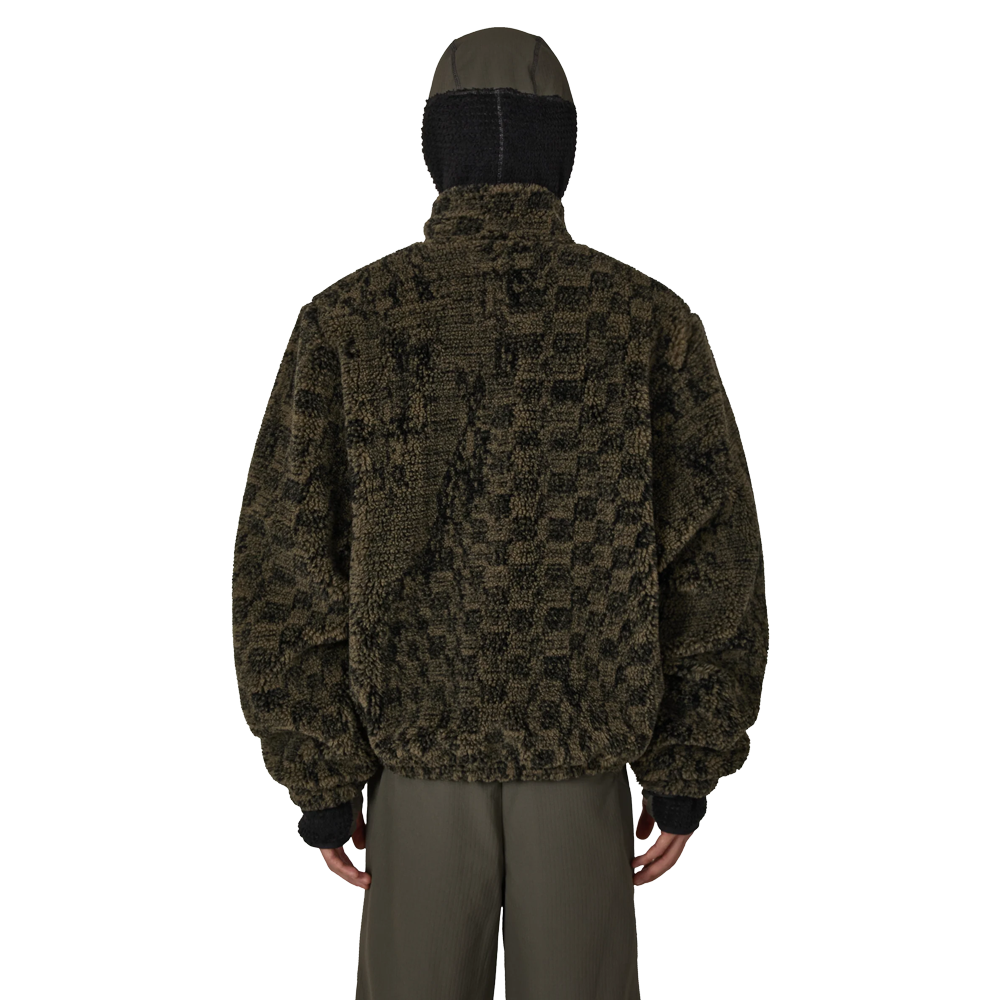 Roa Ewe Furry Jacket - Olive