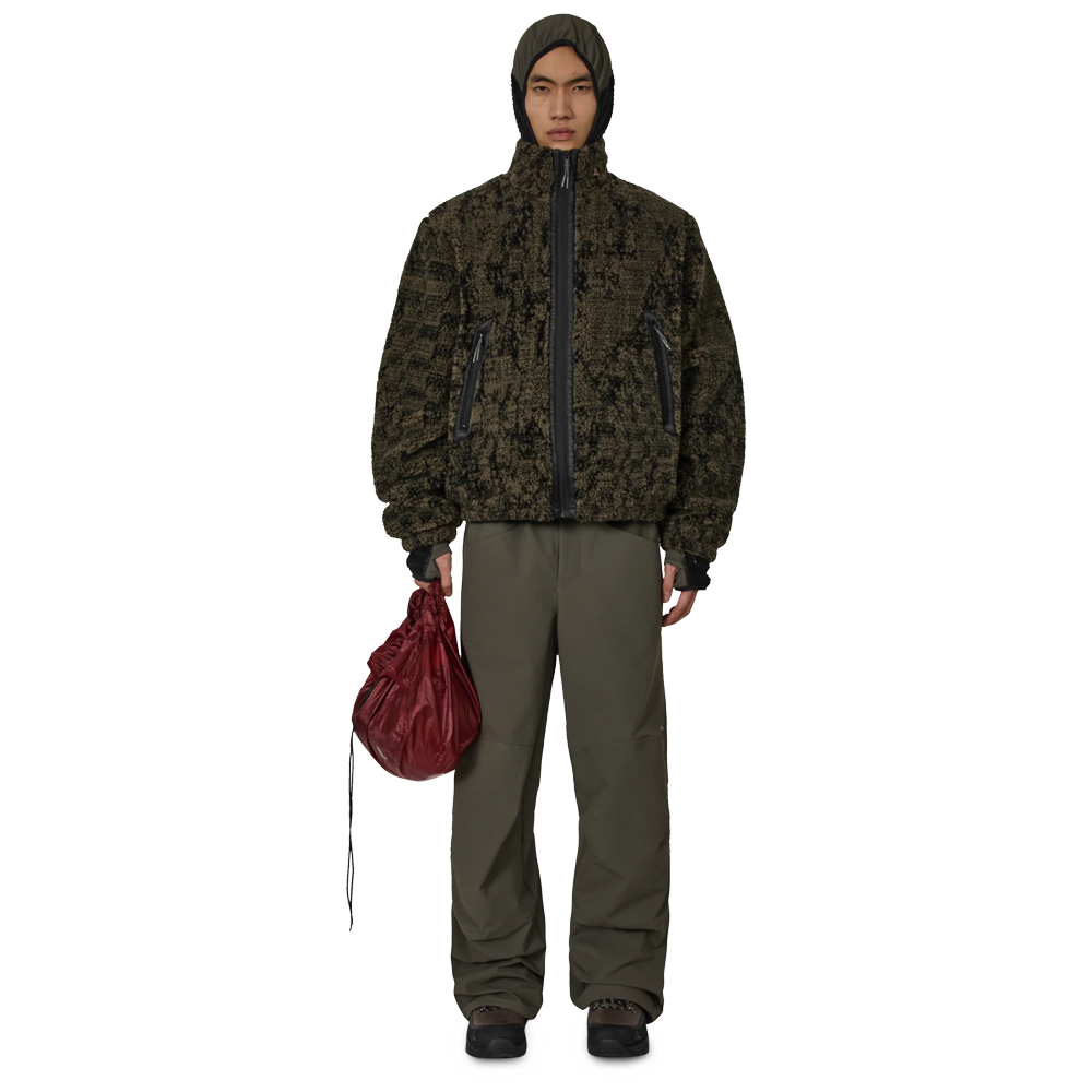 Roa Ewe Furry Jacket - Olive