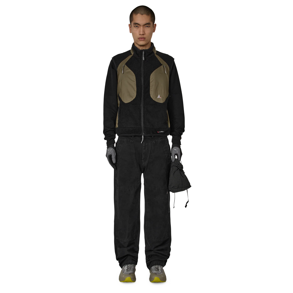 Roa Ocular Polartec High Loft Vest - Black/Olive