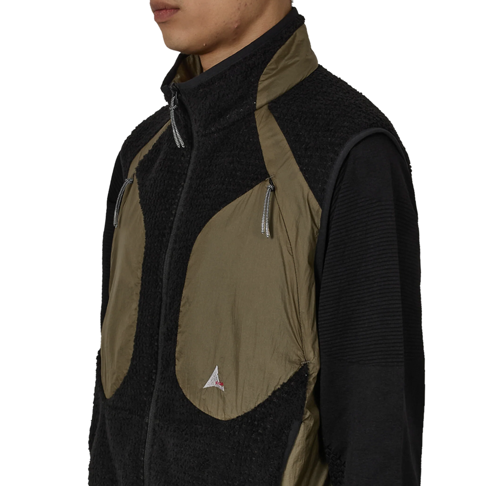 Roa Ocular Polartec High Loft Vest - Black/Olive
