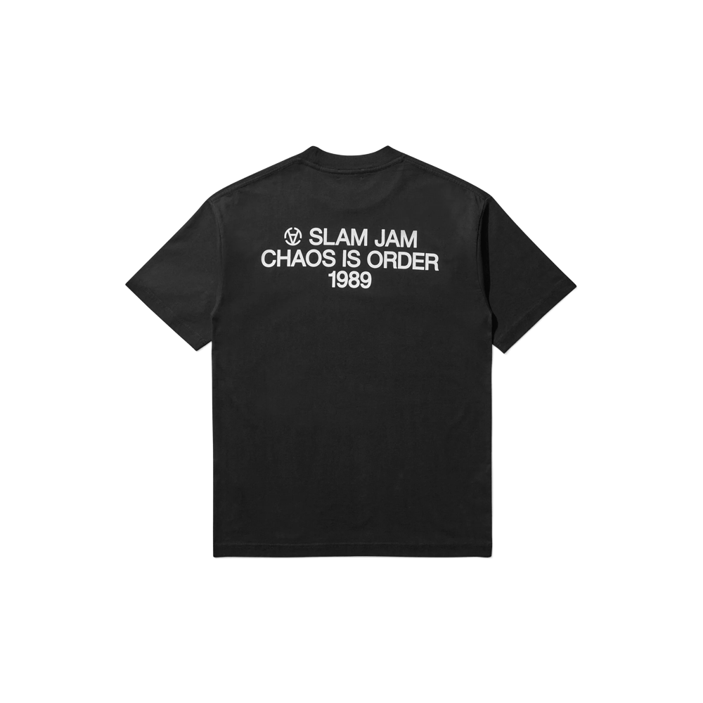 Slam Jam Chaos is Order T-Shirt - Black