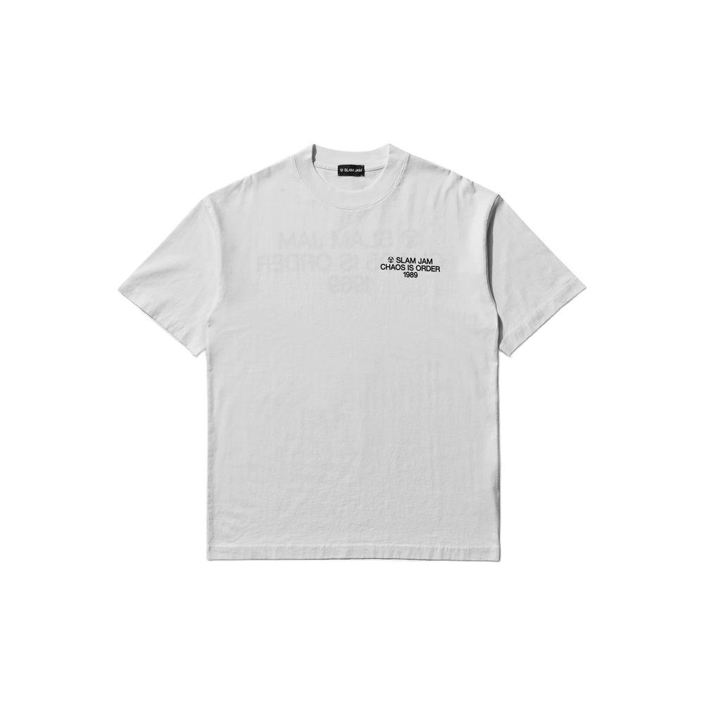 Slam Jam Chaos is Order T-Shirt - White