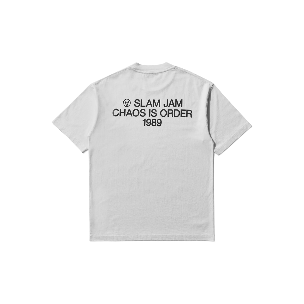 Slam Jam Chaos is Order T-Shirt - White