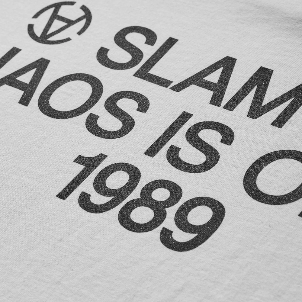 Slam Jam Chaos is Order T-Shirt - White