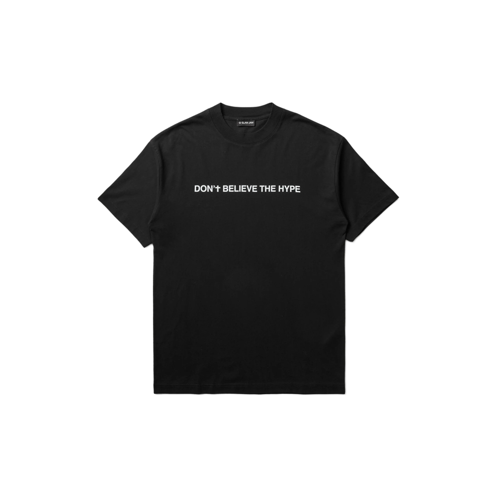 Slam Jam Don'T Believe The Hype T-Shirt - Black