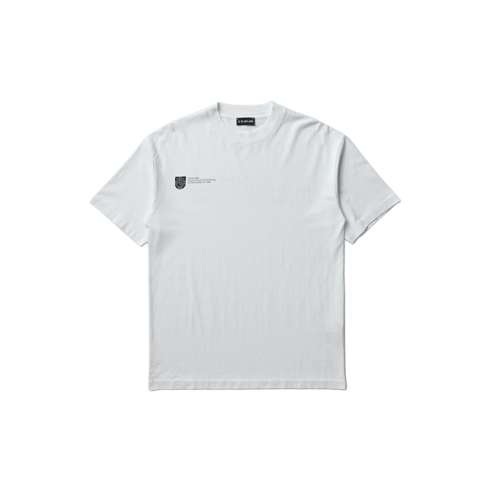 Slam Jam Educatio et Disciplina T-Shirt - White