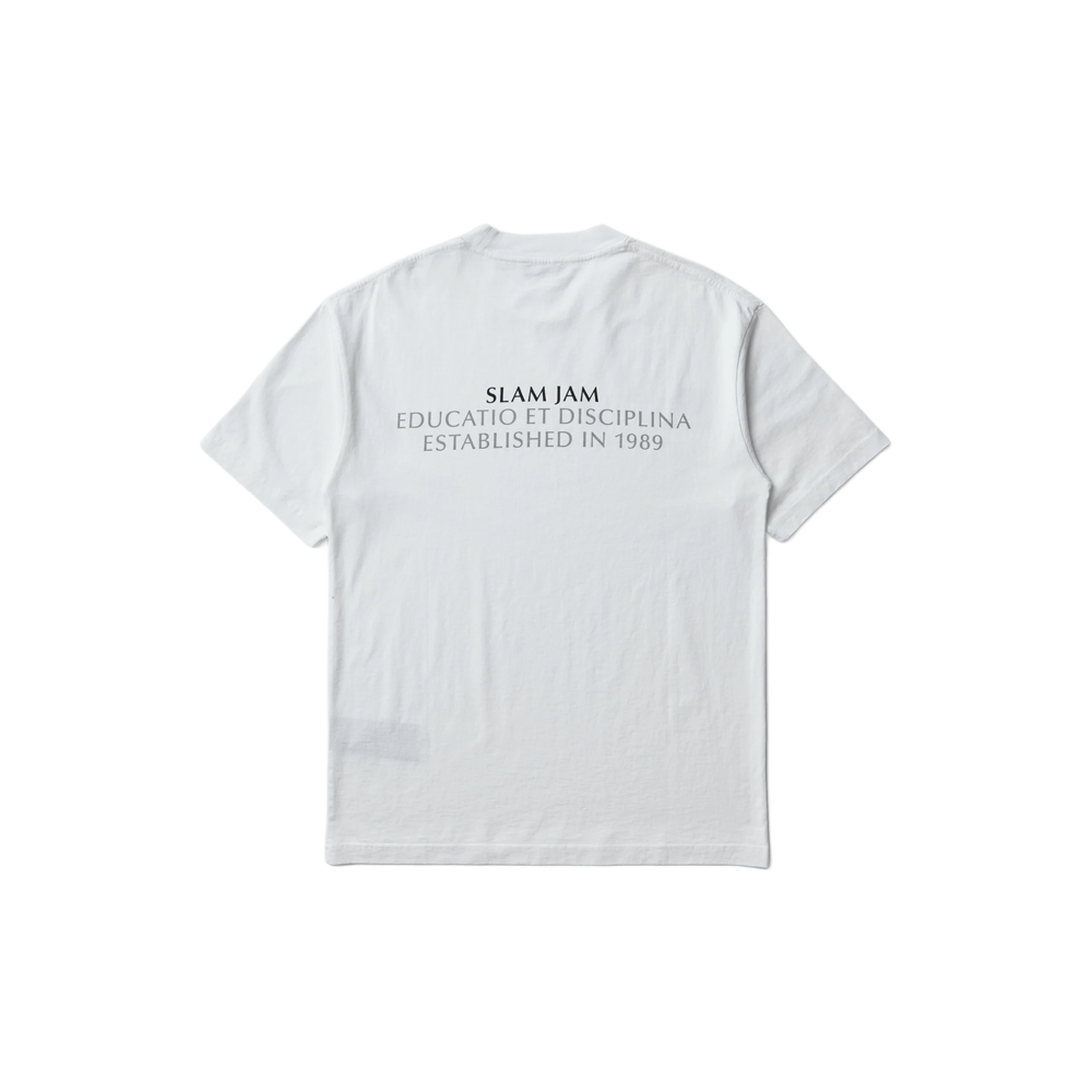 Slam Jam Educatio et Disciplina T-Shirt - White