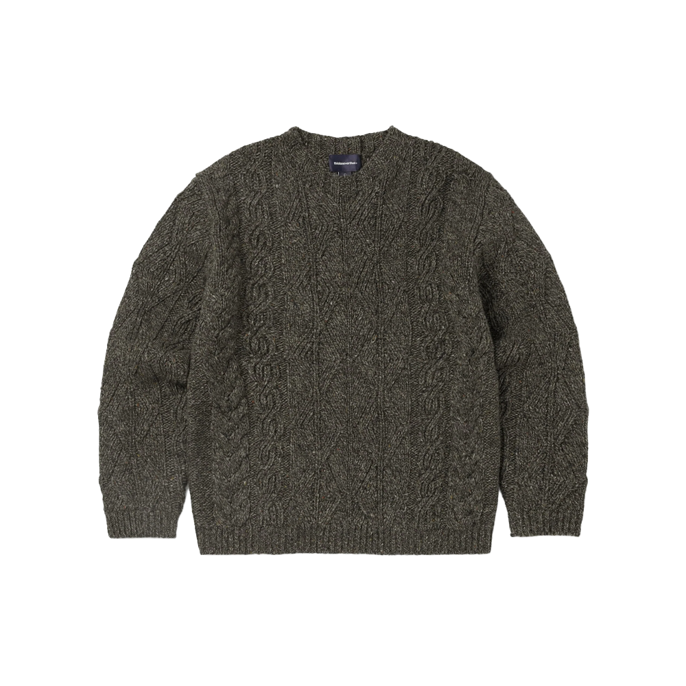 Thisisneverthat Cable Knit Sweater - Brown