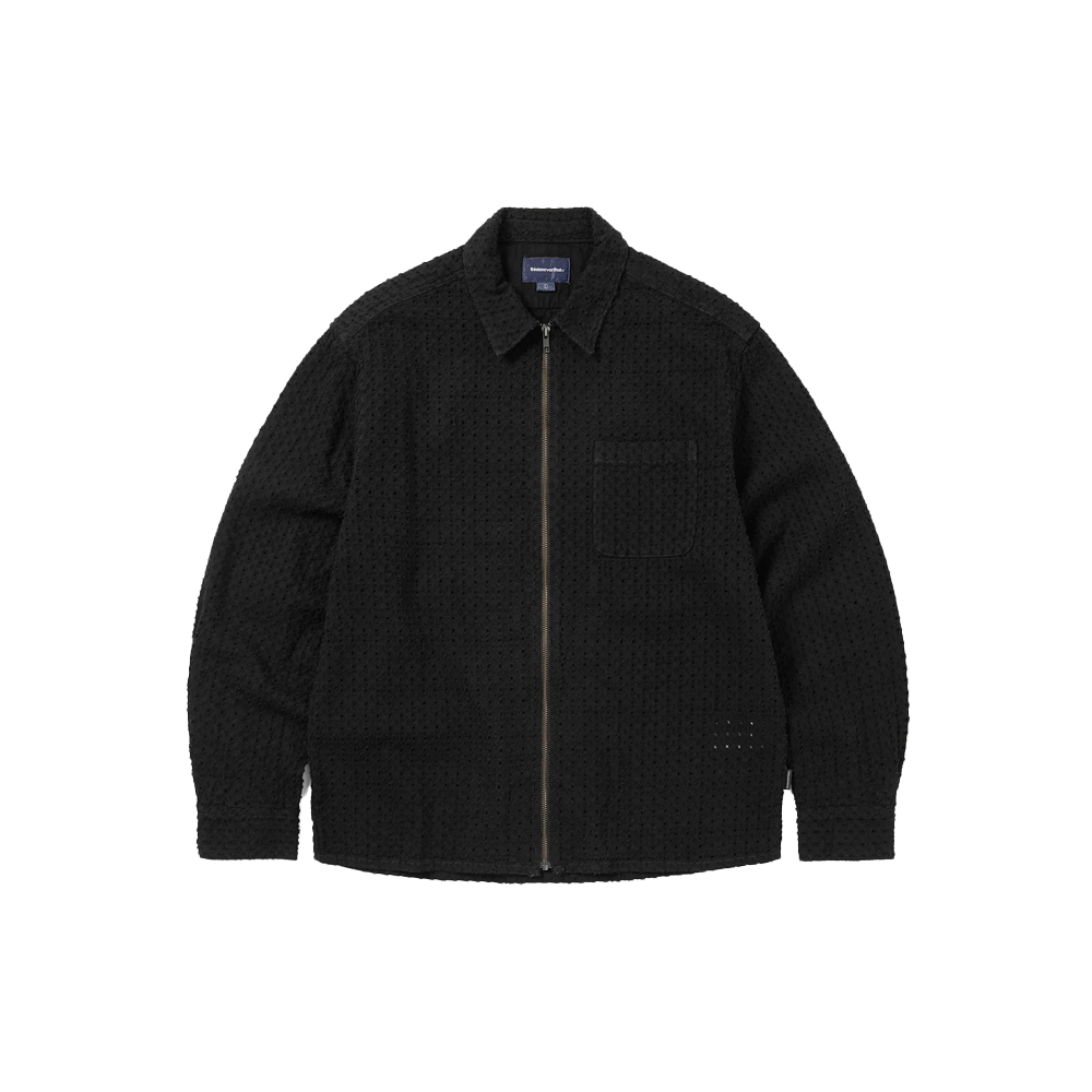 Thisisneverthat Damaged Denim Shirt - Black