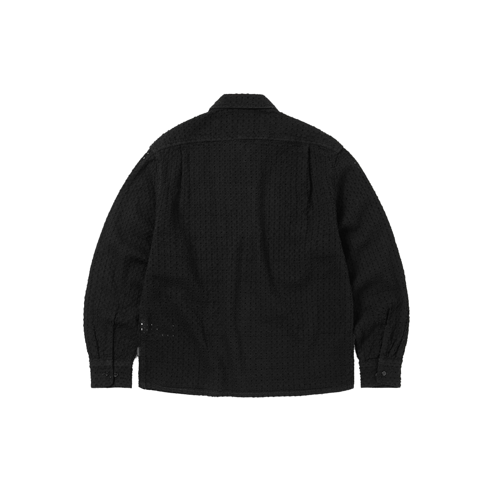 Thisisneverthat Damaged Denim Shirt - Black