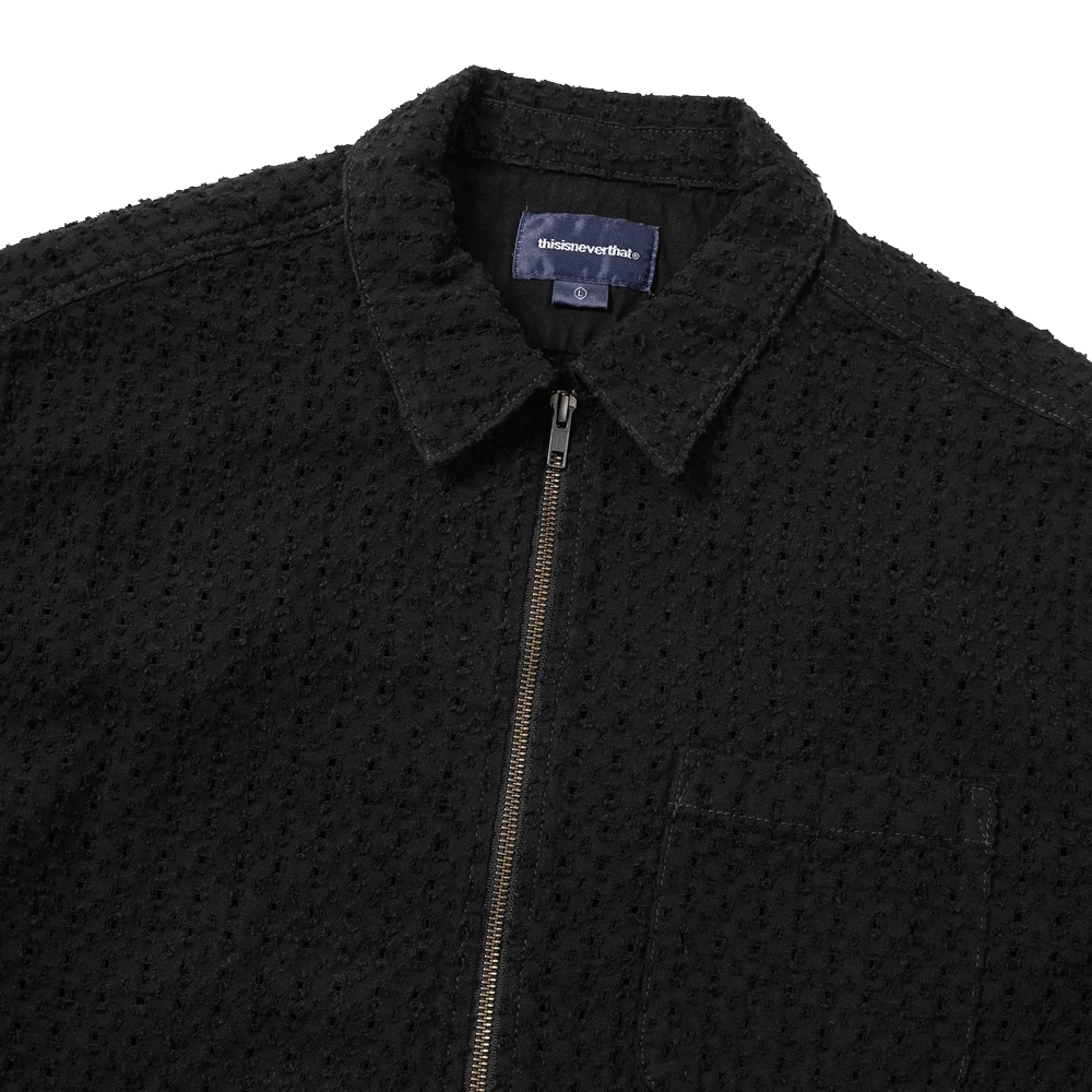Thisisneverthat Damaged Denim Shirt - Black