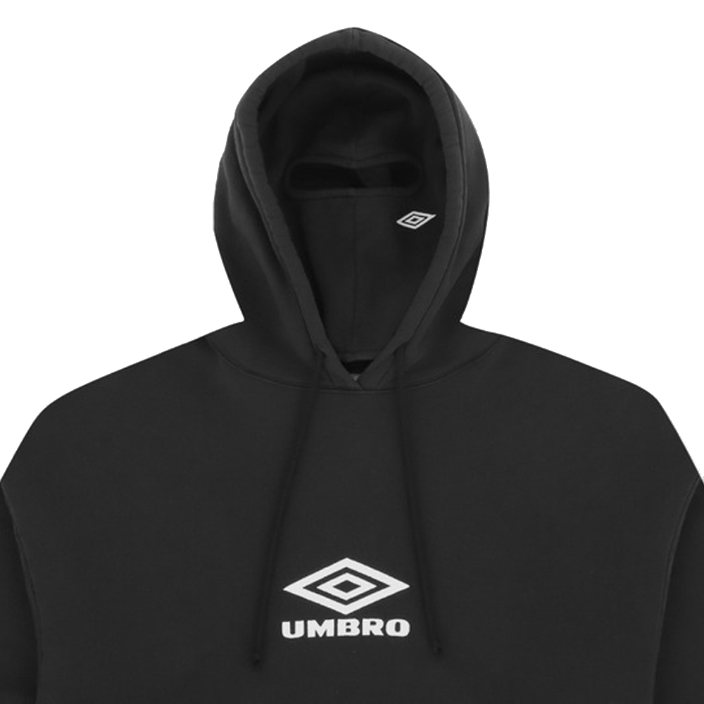 Umbro OG Logo Mask Hoodie - Washed Black