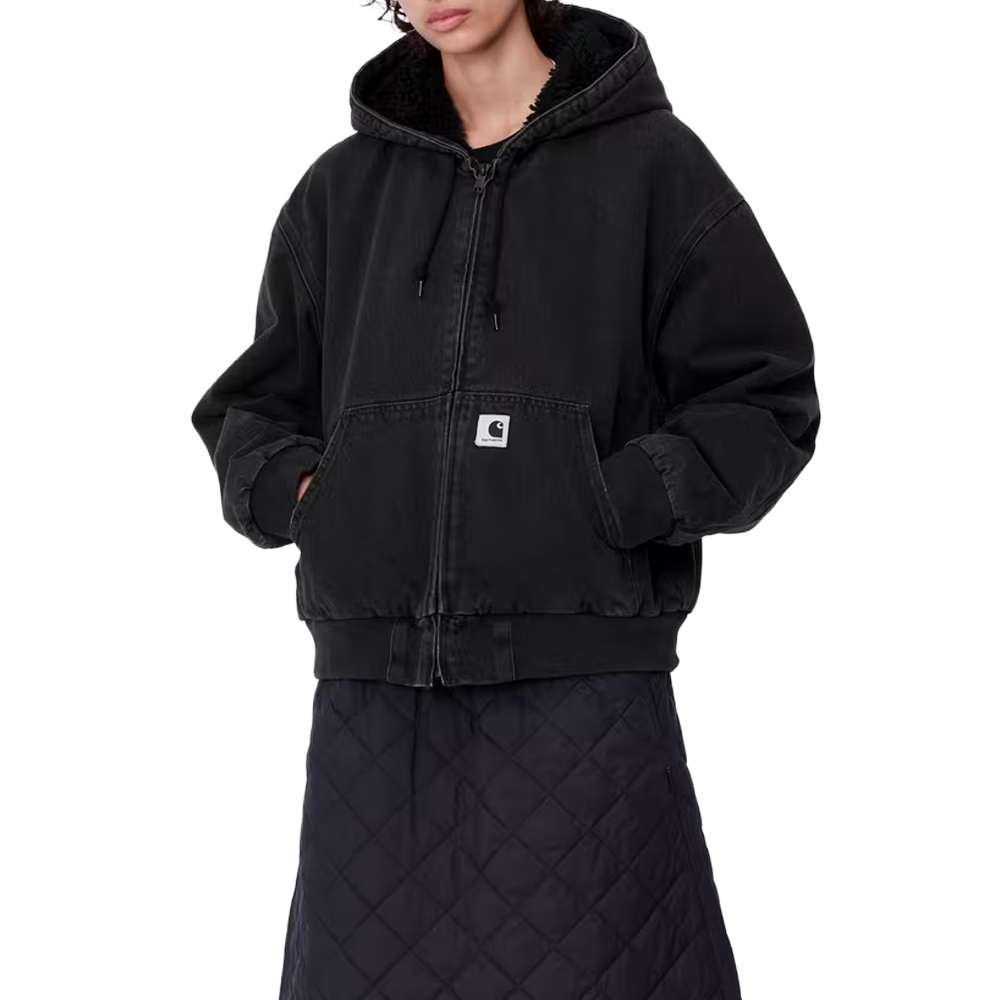 Carhartt WIP W' OG Active Jacket (Winter) - Black Stone washed