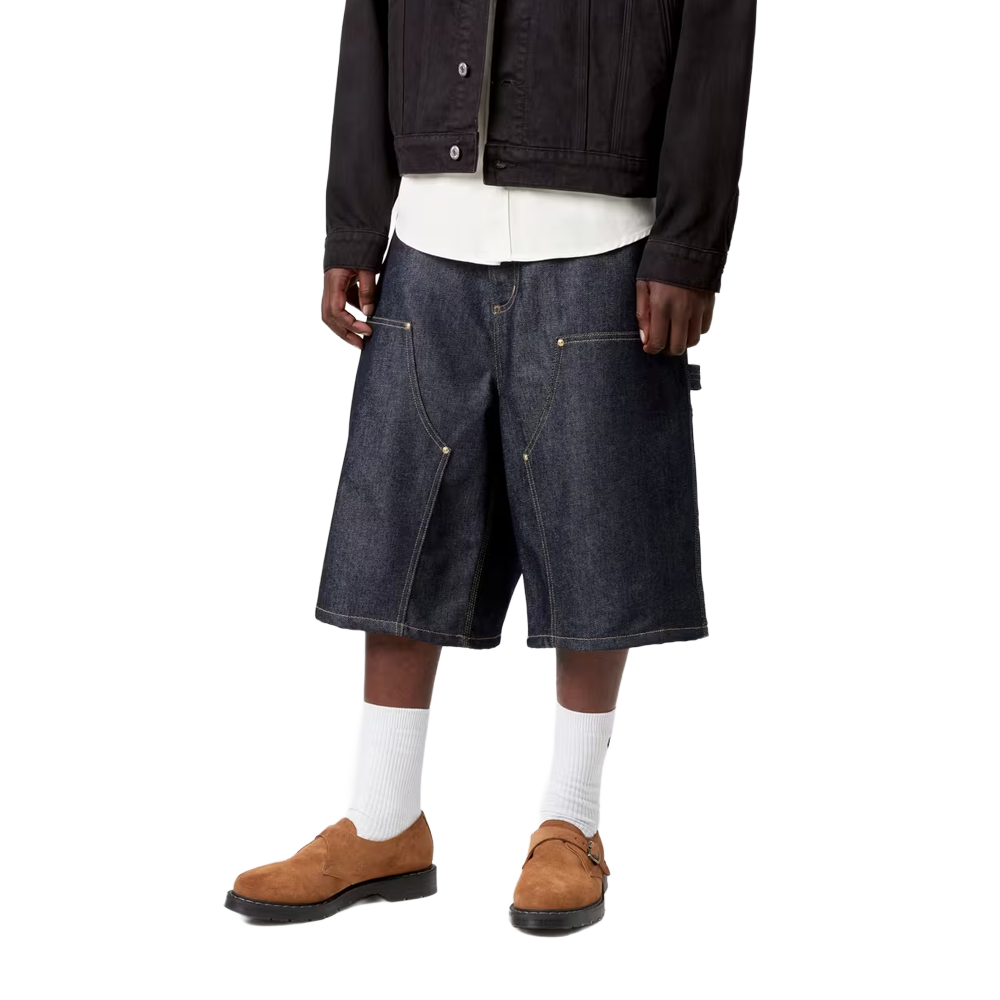 Carhartt WIP OG Aden Double Knee Short - Blue Rigid