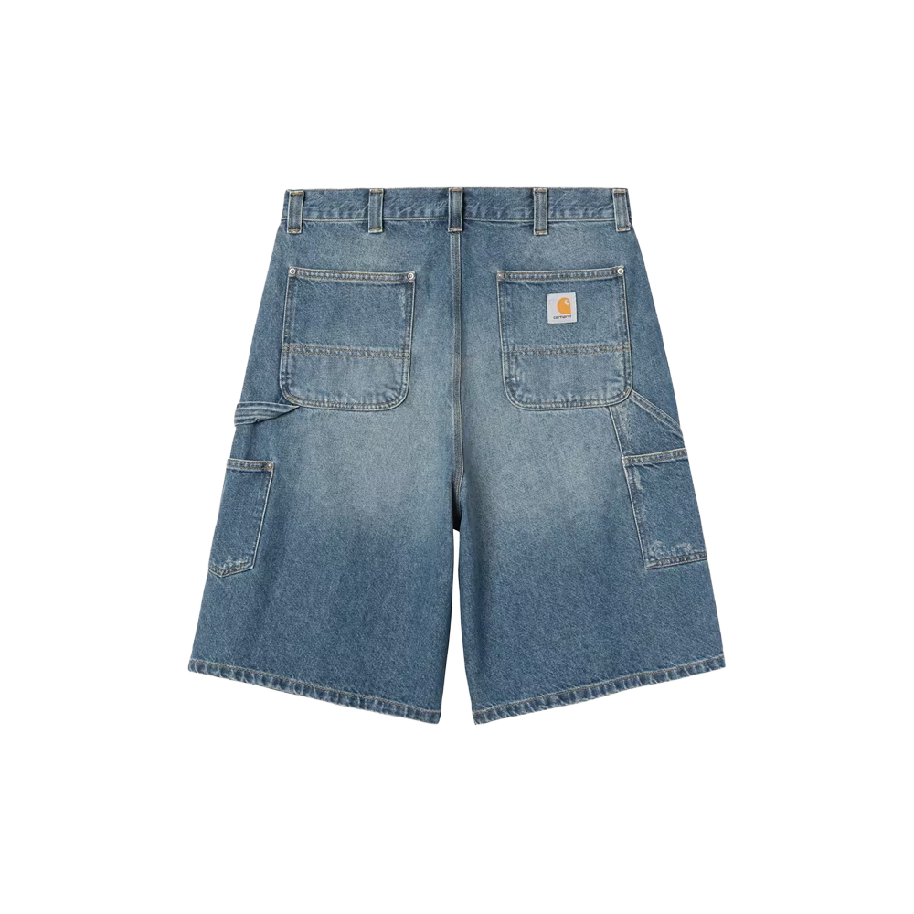 Carhartt WIP OG Aden Double Knee Short - Blue Grind wash