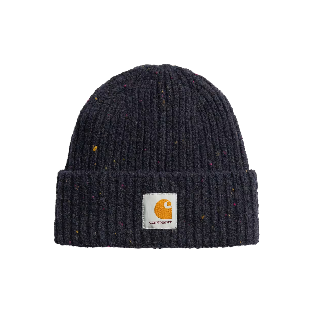 Carhartt WIP Anglistic Beanie - Speckled Dark Navy