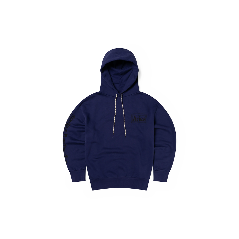Aries Column Hoodie - Navy