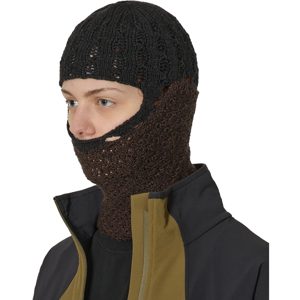 Roa Flower Stitch Balaclava - Black