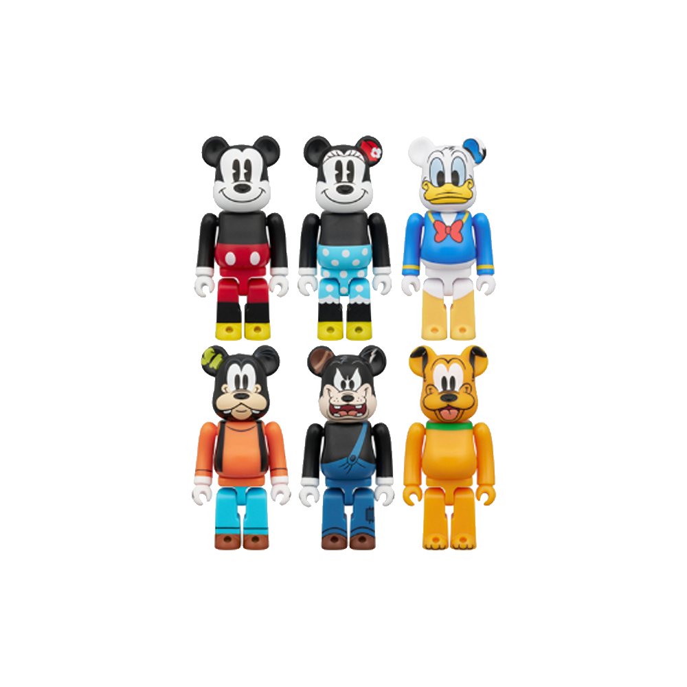 BEARBRICK 100% CHASE MICKEY MOUSE & FRIENDS SINGLE FIGURE