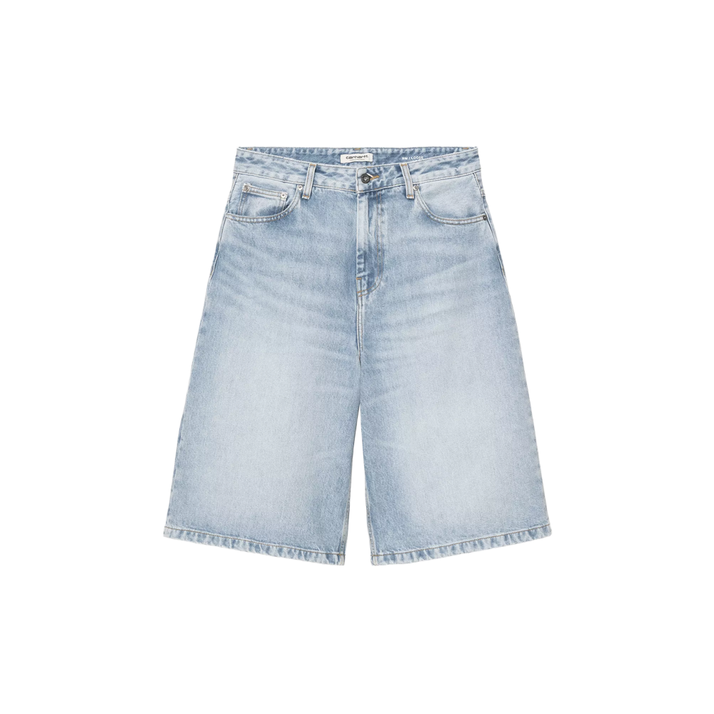 Carhartt WIP W Belmont Short - Blue (heavy worn bleached)