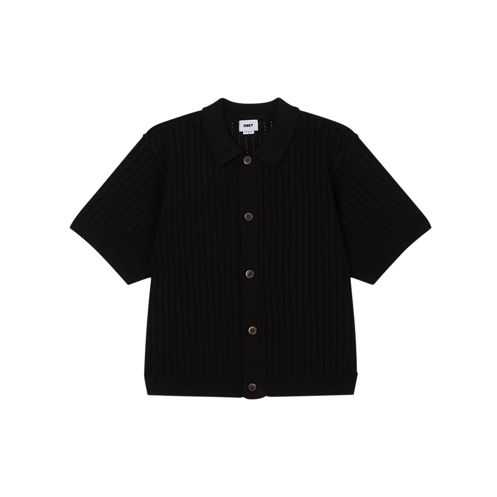 Obey Dez Sweater Shirt - Digital Black