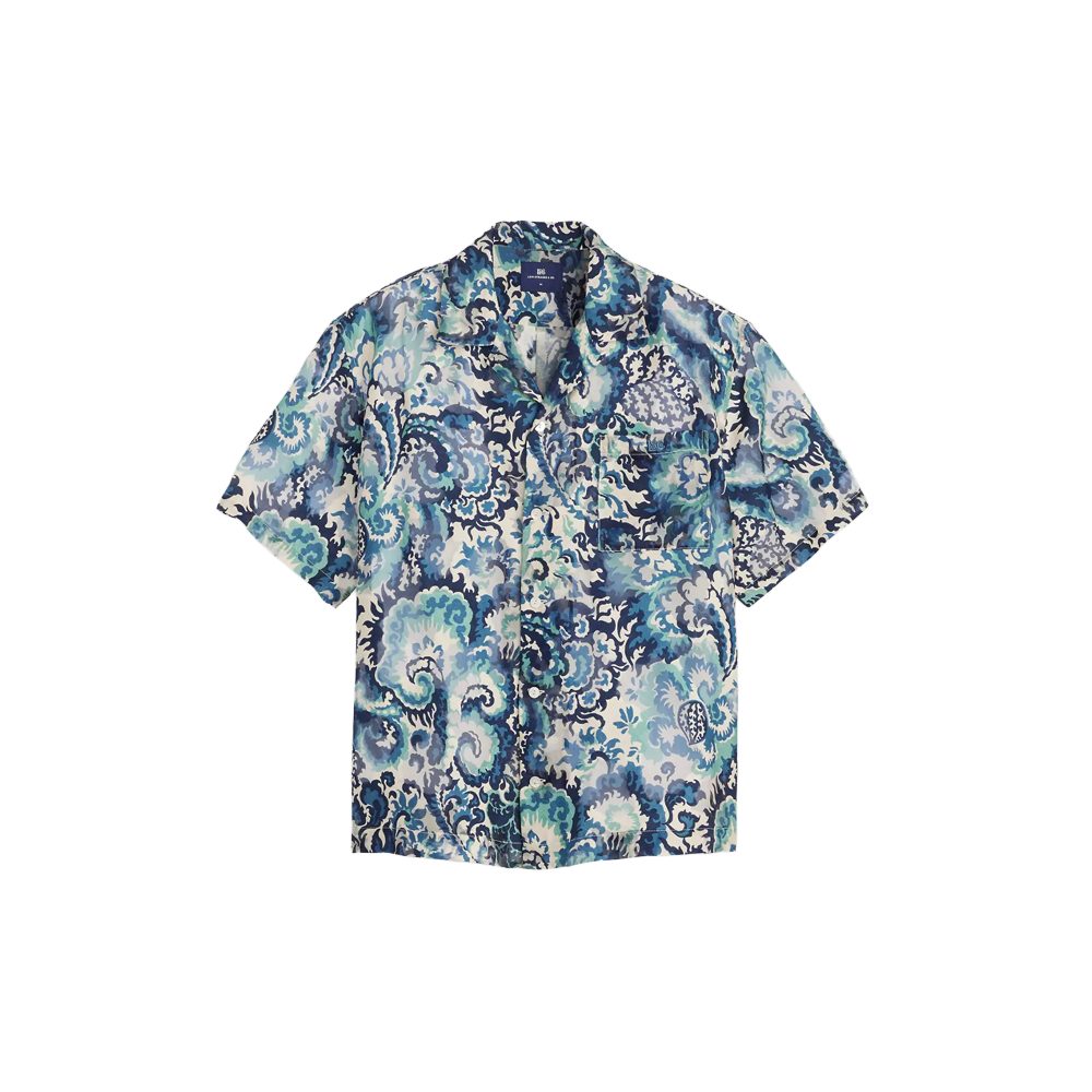 Levi's Blue tab ss camp shirt jacquard - Blu