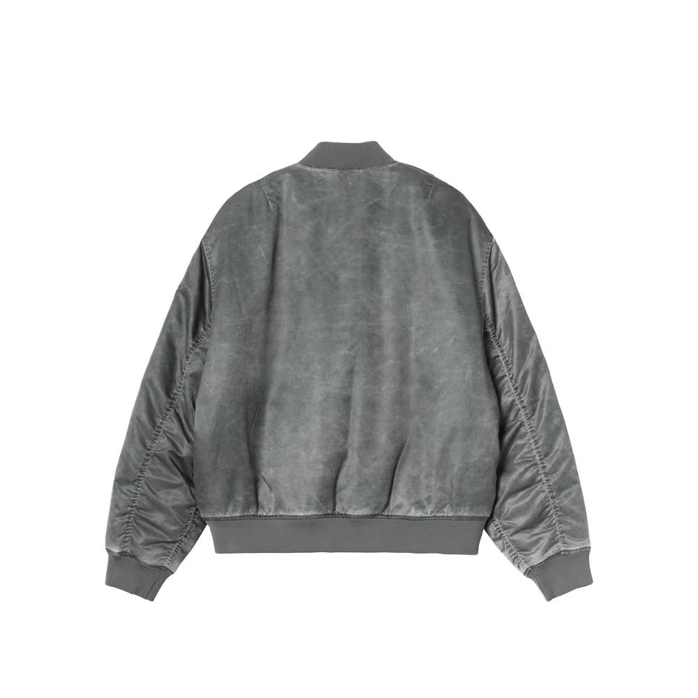 Carhartt WIP Orman Bomber - Raven, Heavy enzyme wash