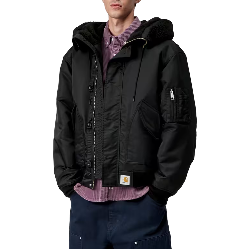 Carhartt WIP Hd Oltera Bomber - Black