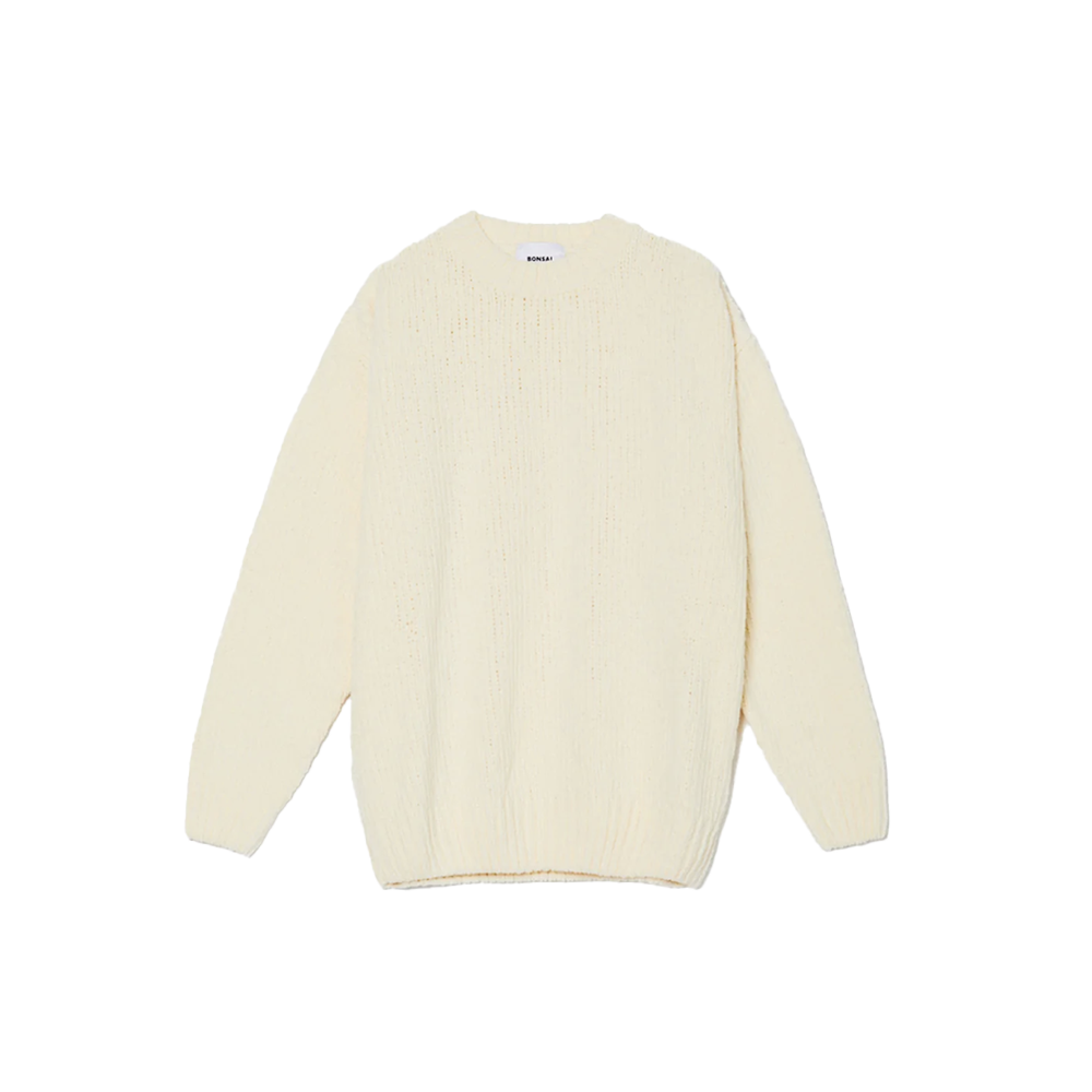 Bonsai Chenille sweater - Ivory