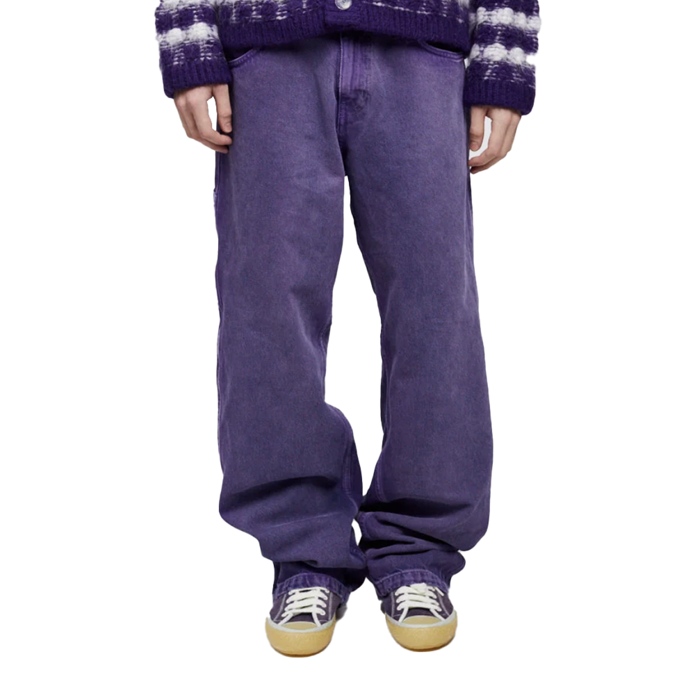 Bonsai Dyed Loose denim - Purple