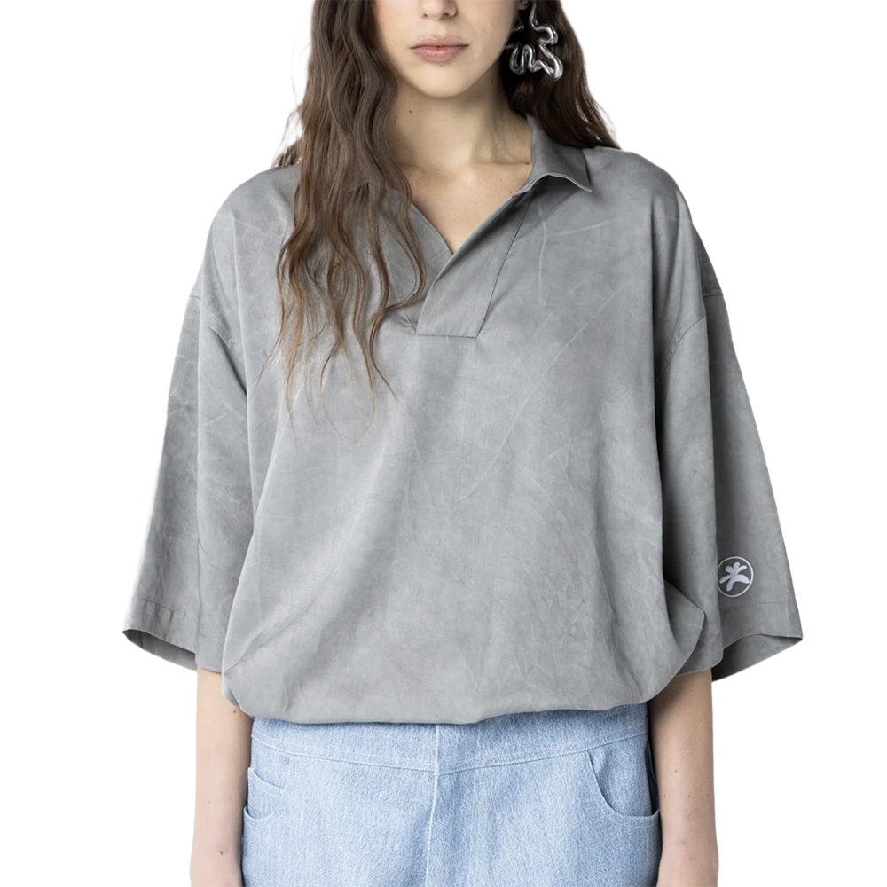 Bonsai Cold Dye polo - Anthracite